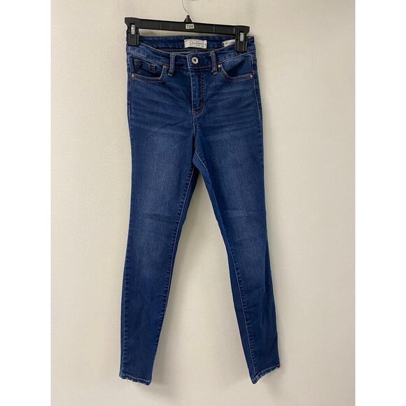 Jessica Simpson High Rise Skinny Blue Jeans Sz 25 - Picture 1 of 4